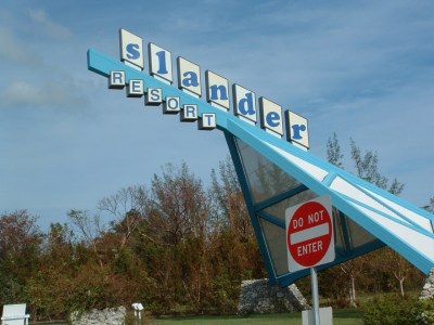 A hurricane stole the "I." Hurricane Donald. (Monte Dutton photo)