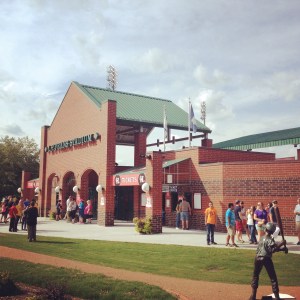 Beautiful L.P. Frans Field, recently renovated. (Monte Dutton photo)