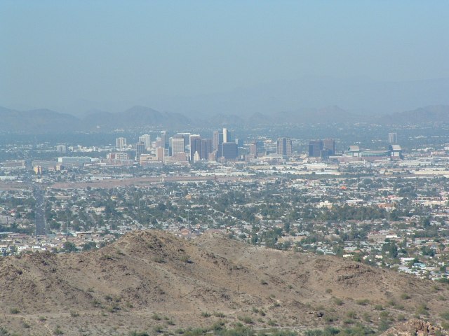 Phoenix from South Mountain State Park. (Monte Dutton)