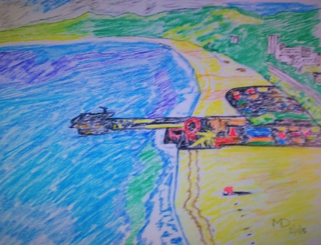 Near Los Angeles (Monte Dutton sketch).