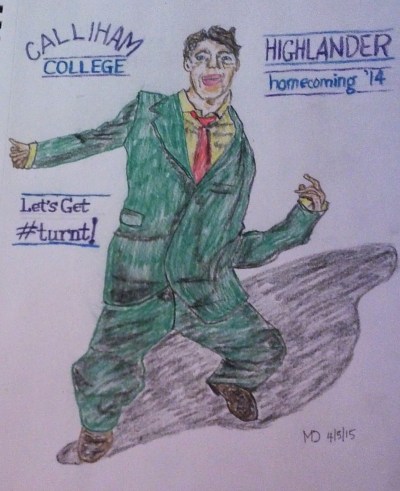 For now, man, just dance. Dance! Dance! Dance! (Monte Dutton sketch)